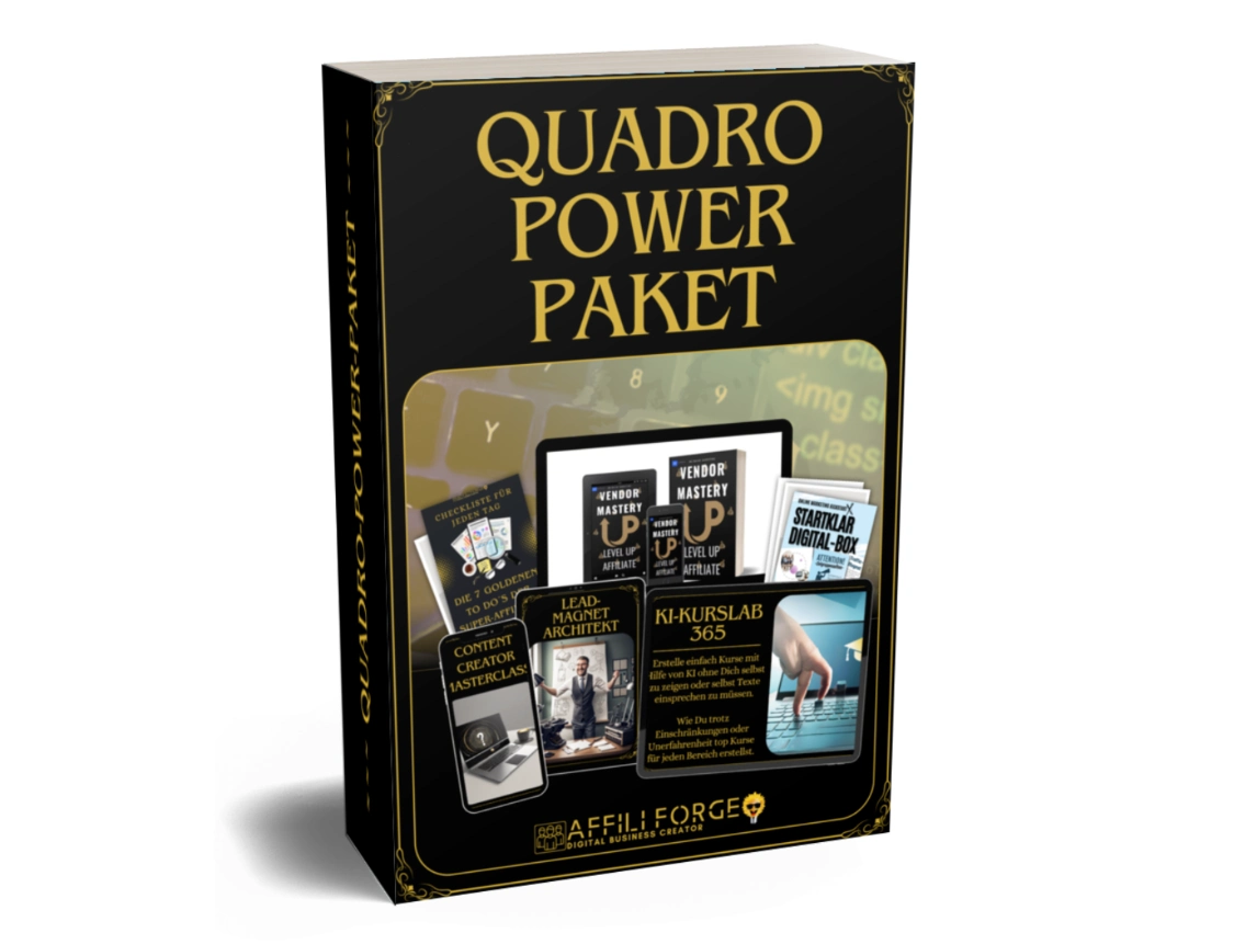 Quadro Power Paket Affiliforge